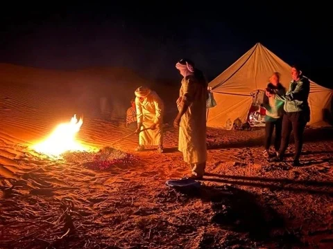 Soirée authentique autour du feu avec un bilan coaching